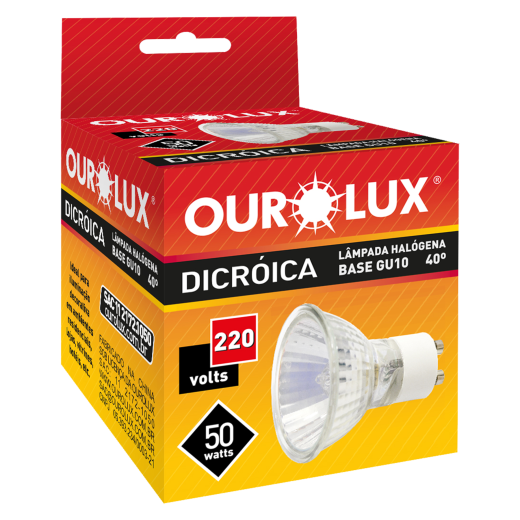 Lâmpada Dicróica GU10 50W 220V
