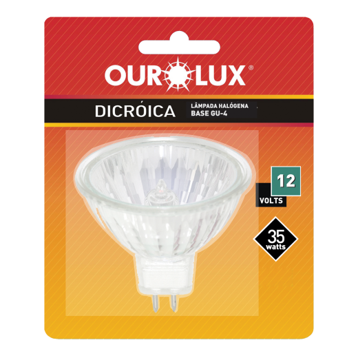Lâmpada Dicroica MR11 GU4 35W 12V 30º