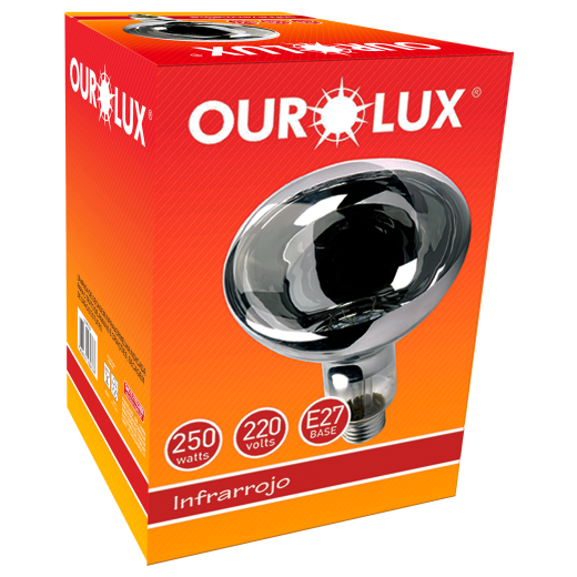 Lâmpada Incandescente de Secagem 250W 220V