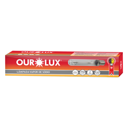 Lâmpada Sódio Tubular 250W E40