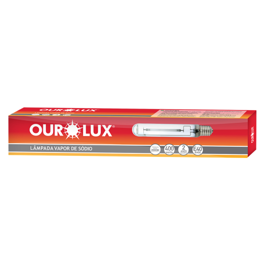 Lâmpada Sódio Tubular 400W E40