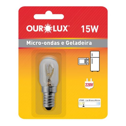 Lâmpada Incandescente Micro-ondas 15W 220V E14