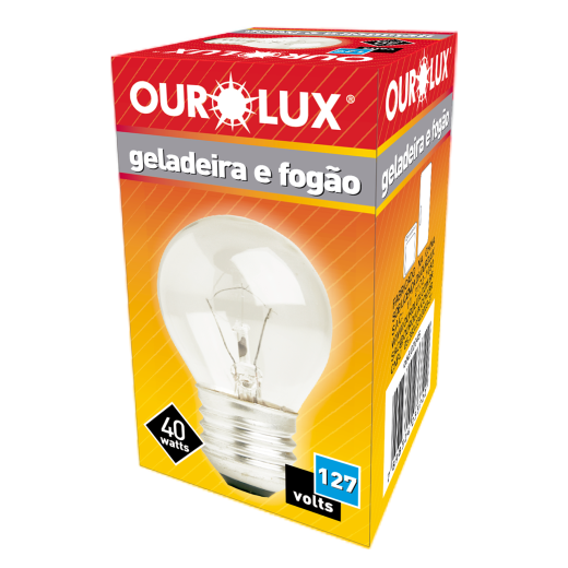 Lâmpada Incandescente Geladeira-Fogão 40W 127V