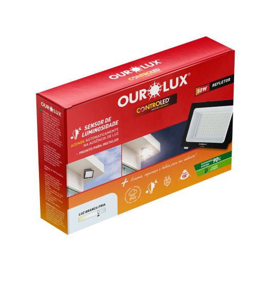 Refletor CONTROLED SENSOR de LUMINOSIDADE 50W 6500K