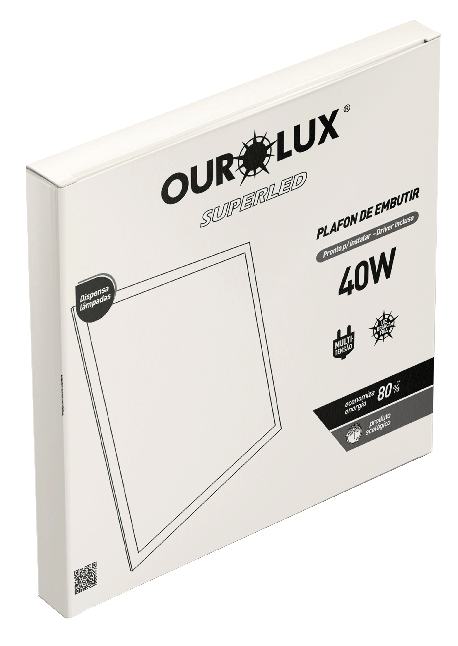 PAINEL LED Modular 40W Sobrepor Quadrado  