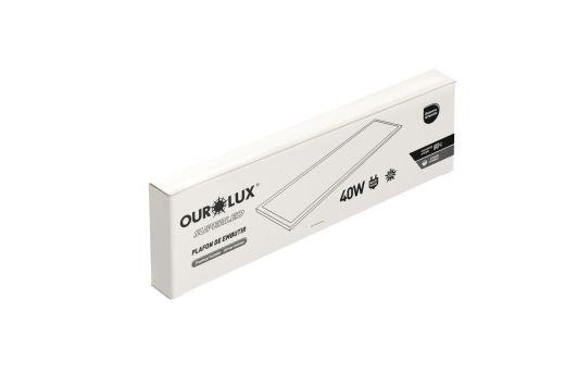 Painel LED Modular 40W 6500K Sobrepor Retangular