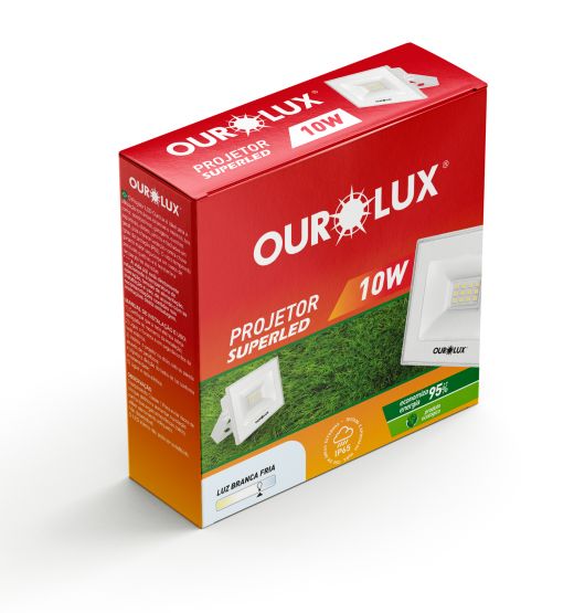 Superled Projetor Slim 10W BIV Branco 6500K