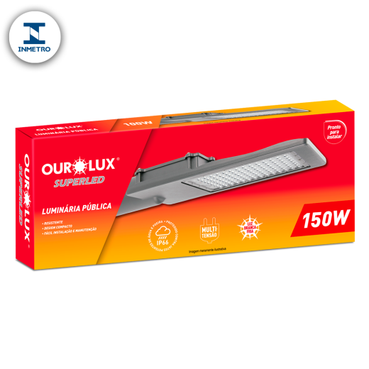Luminária Pública LED 150W IP66 Bivolt 6000K