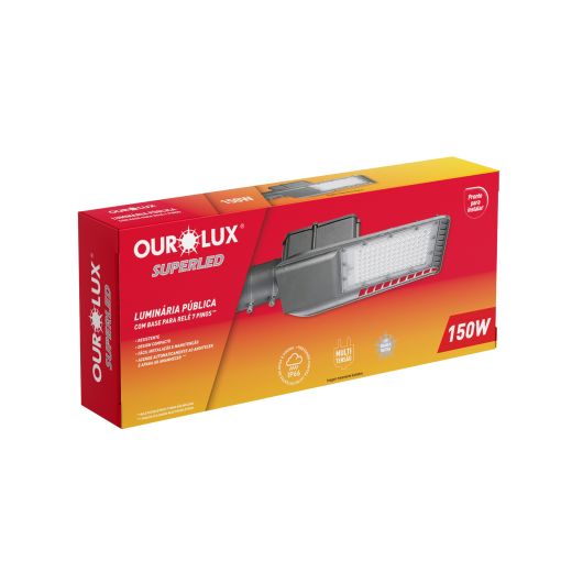 Luminária Pública LED 150W BIVOLT 5000K