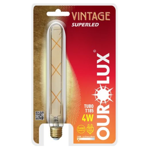 Vintage Superled Tubo T185 4W BIV 2400K