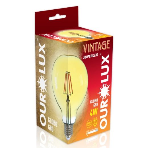 Vintage Superled Globo G80 4W BIV 2400K