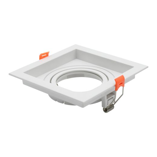 SPOT recuado de embutir AR70 redondo preto