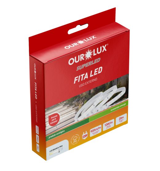 Fita de Led SM 180 LEDS 6500K 10W 220V