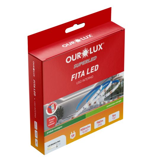 Fita de Led 60 LEDS 7W 12V 6500K 50mm