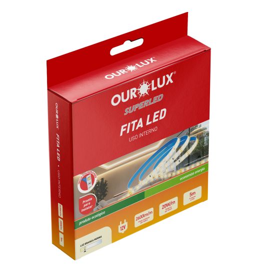 Fita de Led 240 LEDS 20W 12V 3000K 13mm
