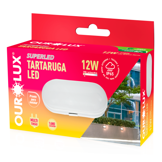 Luminária Tartaruga LED 12W BIV 2700K