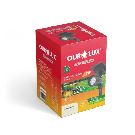 Espeto Solar 3W 50 Lumens 6500K