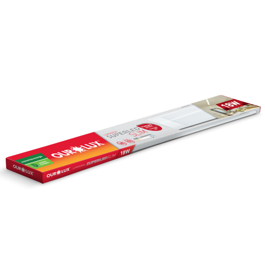 Luminária Superled SLIM 60CM 18W BIV 6500K