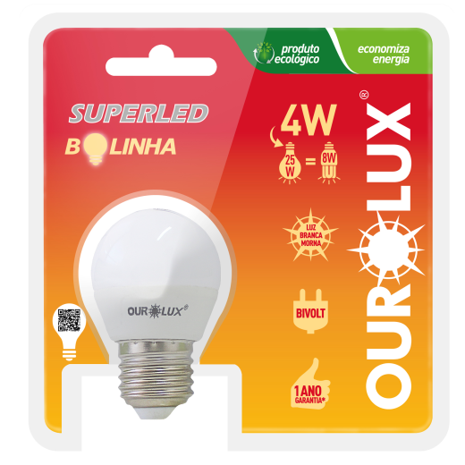 Superled S30 4W Bolinha BIV 2700K