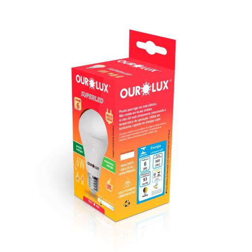 Superled Ouro 6W BIV 3000K