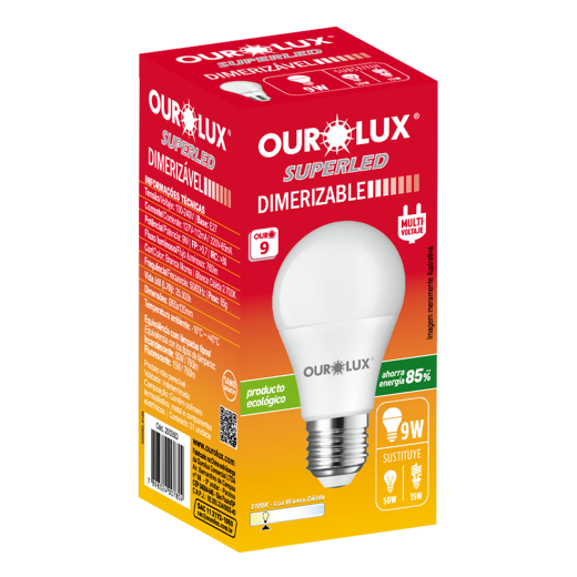 Superled Ouro 9W DIM 2700K