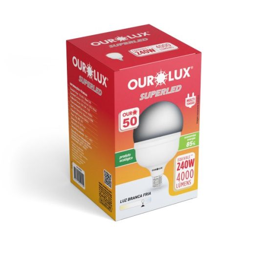 Superled Alta Potência T 35W Bivolt 6500K E40