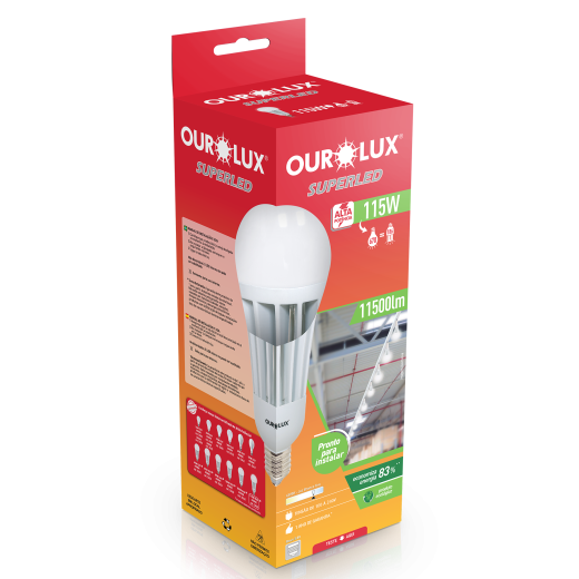 Superled Alta Potência 115W BIV 6500K E40