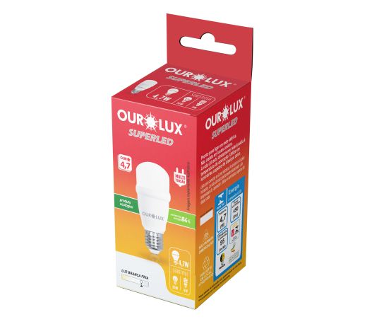 SUPERLED MINI T 4,7W BIVOLT 6500K E27