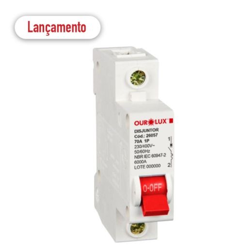 Disjuntor Unipolar 70A (C)