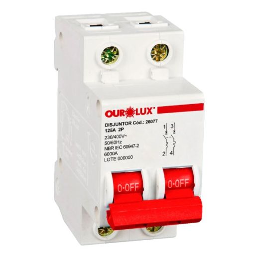 Disjuntor Bipolar 125A (C)