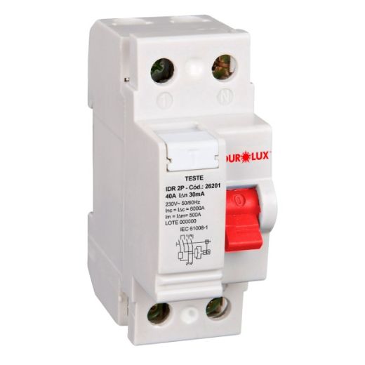 Dispositivo IDR BIP 40A 30mA OUROLUX