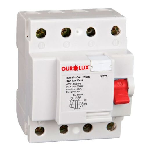 Dispositivo IDR TETR. 40A 30mA