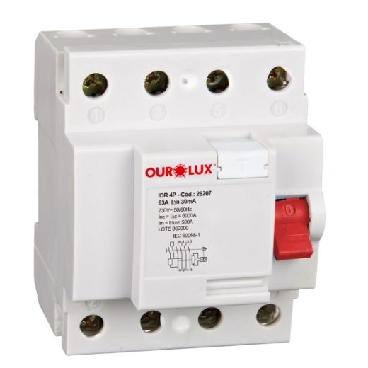 Dispositivo IDR TETR. 63A 30mA
