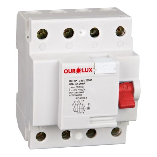 Dispositivo IDR TETR 100A 30mA