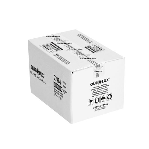 Pilhas Alcalinas AA com 4 unidades no tubo