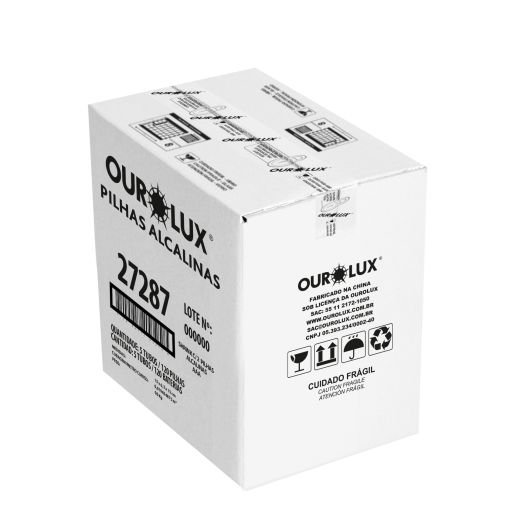 Pilhas Alcalinas AAA com 2 unidades no tubo