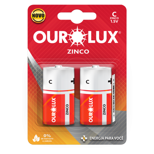 Pilha Comum Antifurto C Blister c/ 2 unidades