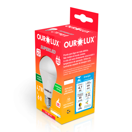 Superled Ouro 4,7W Bivolt 6500K 