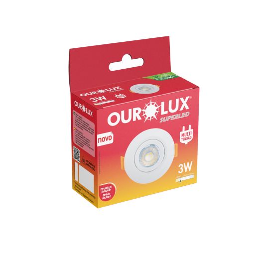 MINU SPOT LED 3W 3000K Embutir