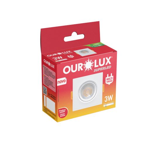 SPOT MINI LED 3W 3000K Embutir