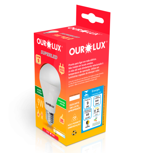 Superled Ouro 9W BIV 3000K CX