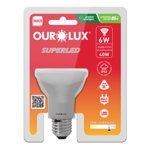 Superled PAR20 6W BIV 3000K IP20 36º S