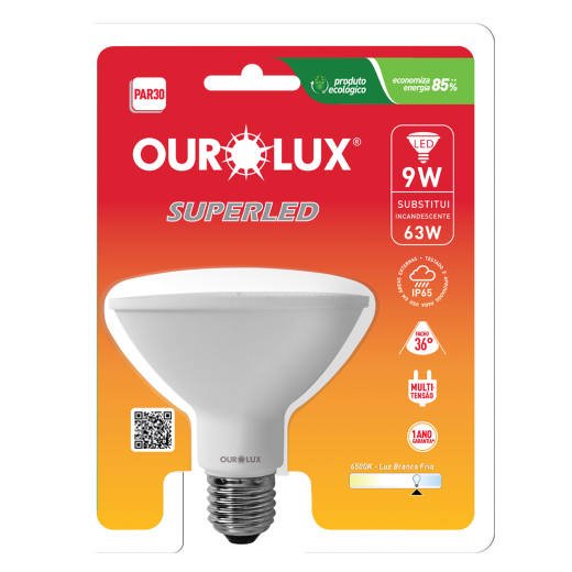 Superled PAR30 9W BIV 3000K IP65 36º S