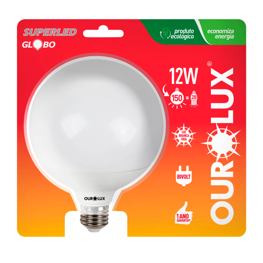 Superled Globo 12W BIV 6500K 