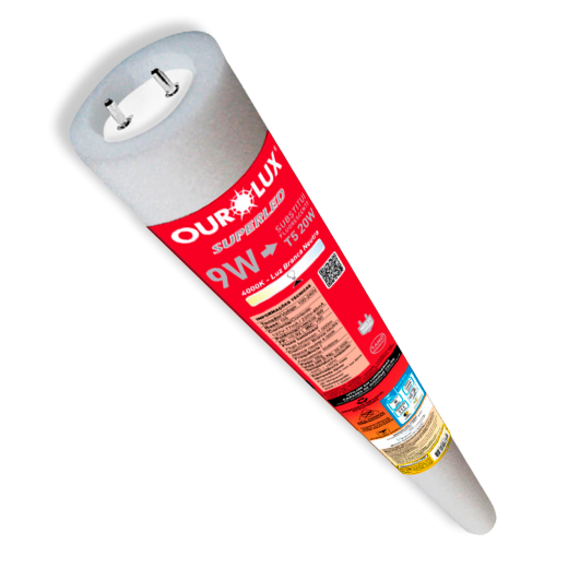 Superled Tubular T5 9W C/Driver BIV 4000K