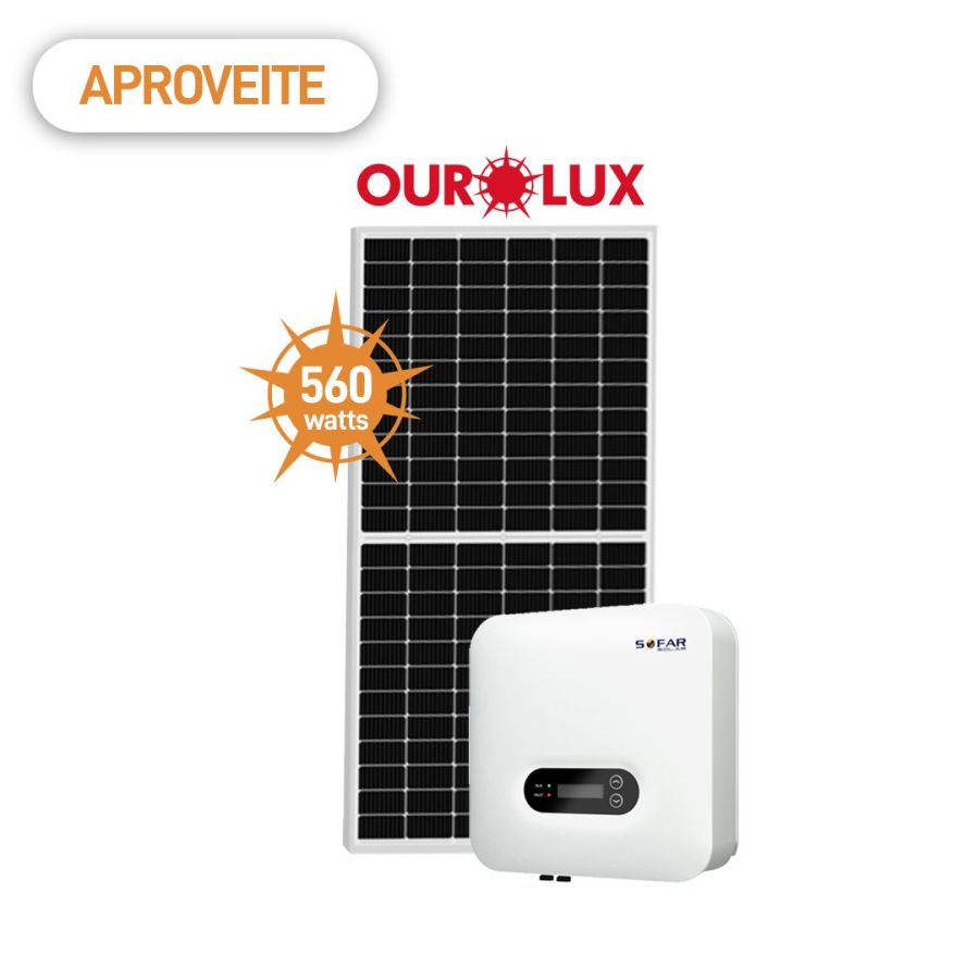 Gerador Solar 5,6 kWp - 5kW - 1x220V