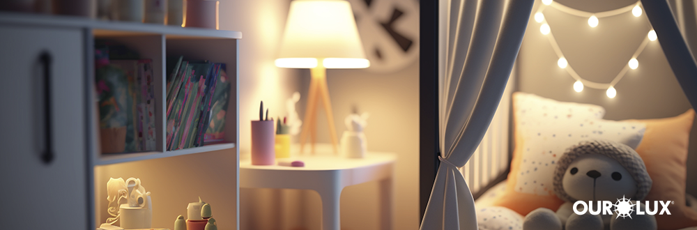 Como escolher a iluminação ideal para quarto infantil?