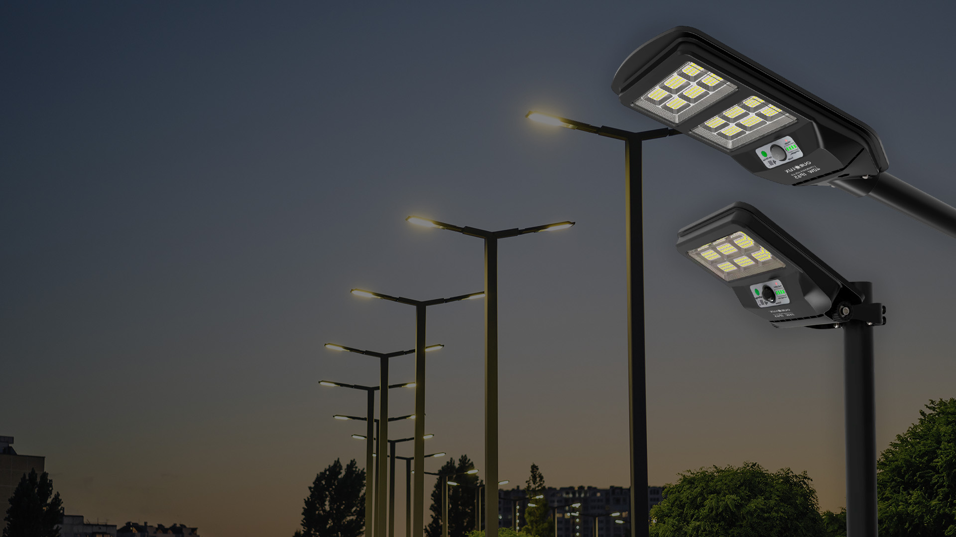 2024 Linha de Luminárias Solares